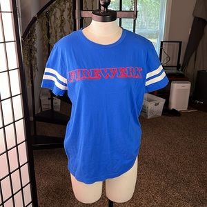 “Firewerk” PINK Victoria’s Secret Shirt 4th of July